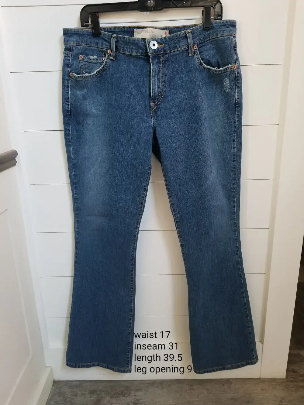 Levi's 518 Superlow Bootcut Jeans Size Junior 13M Vtg Y2K Dark Wash